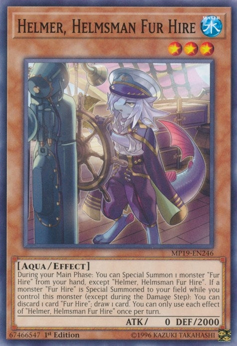 Helmer Helmsman Fur Hire (19246) (MP19) - YuGiOh Single