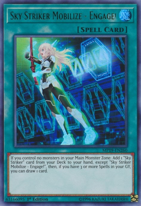 Sky Striker Mobilize - Engage! (19260) (MP19) - YuGiOh Single