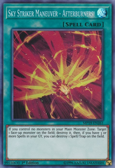 Sky Striker Maneuver - Afterburners! (19261) (MP19) - YuGiOh Single