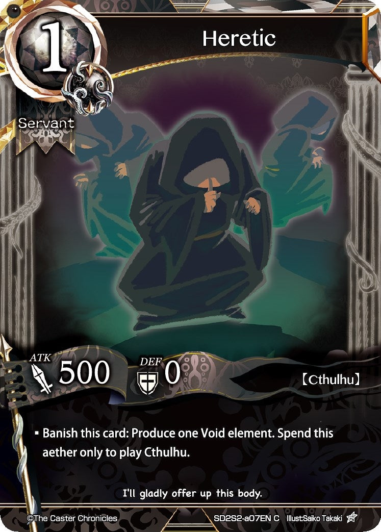 Heretic (2207) [SD2S2] - The Caster Chronicles Single