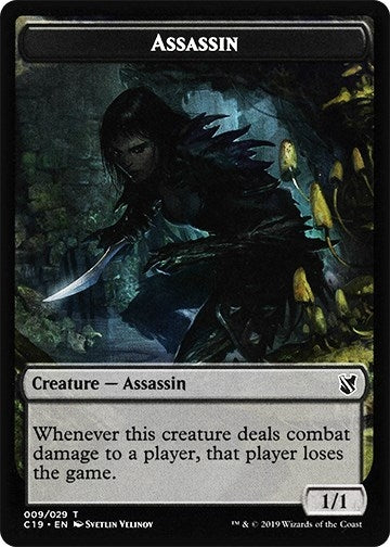 Assassin // Morph Double-sided Token (0) [C19] - MTG Single