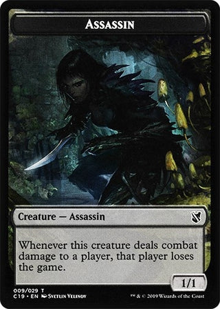Assassin // Morph Double-sided Token (0) [C19] - MTG Single