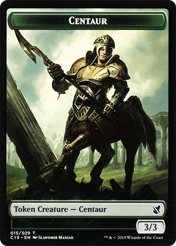 Centaur // Egg Double-sided Token (0) [C19] - MTG Single