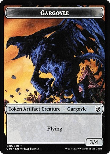 Gargoyle // Egg Double-sided Token (0) [C19] - MTG Single