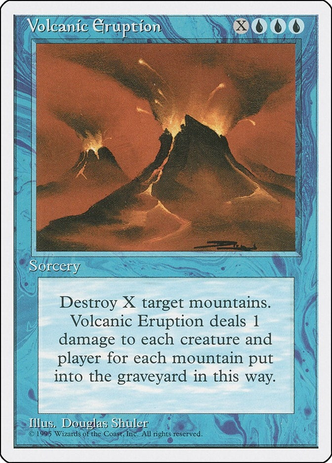 Volcanic Eruption [4ED] - MTG Single