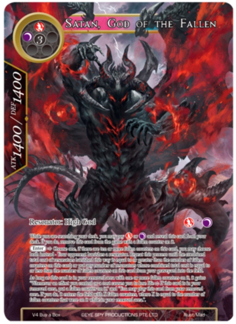 Satan God of the Fallen (4) [PRO] - Force of Will Single