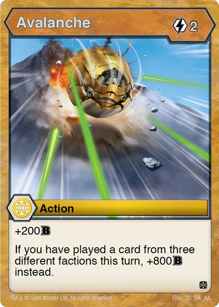 Avalanche (10) [AA] - Bakugan TCG Single