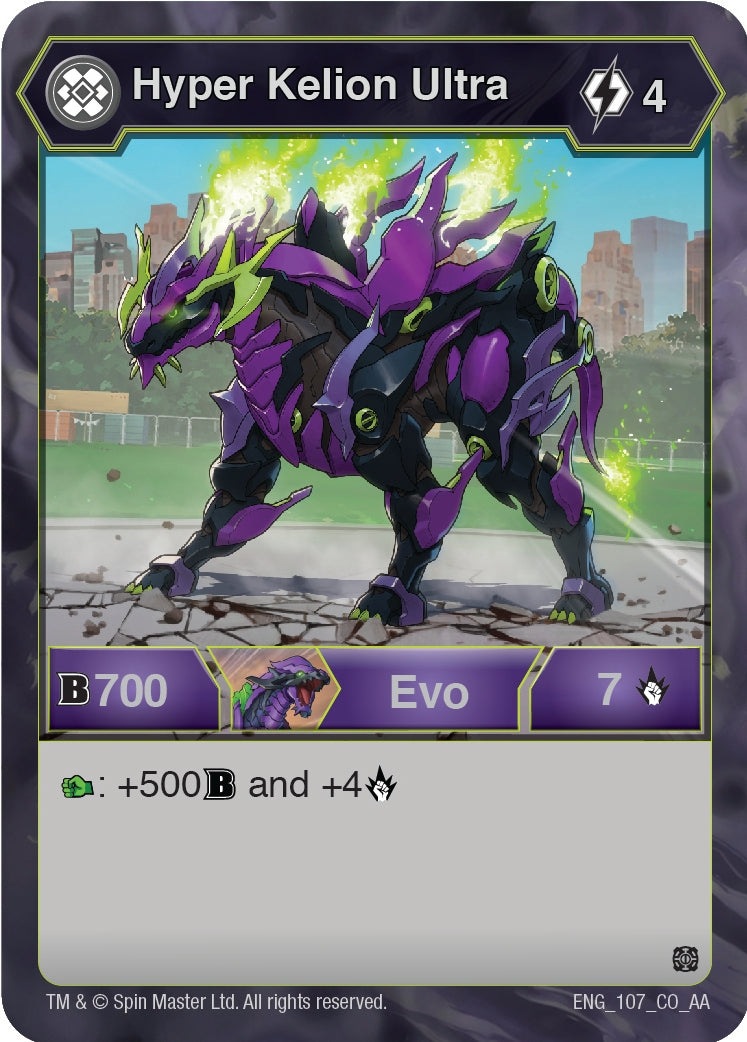 Hyper Kelion Ultra (107) [AA] - Bakugan TCG Single