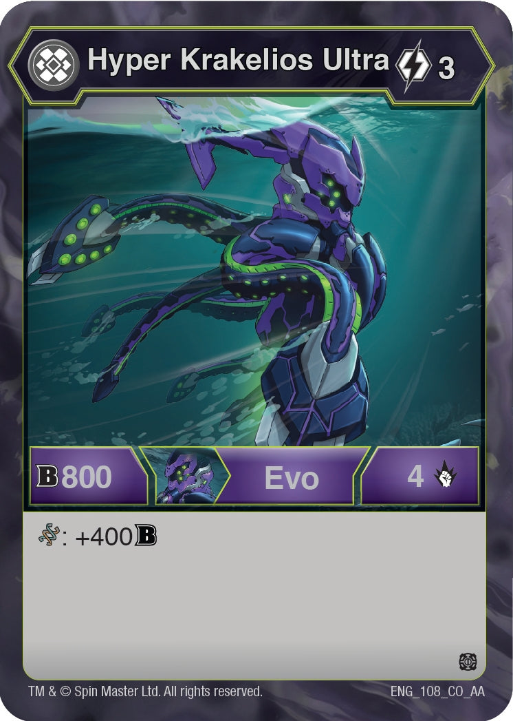 Hyper Krakelios Ultra (108) [AA] - Bakugan TCG Single