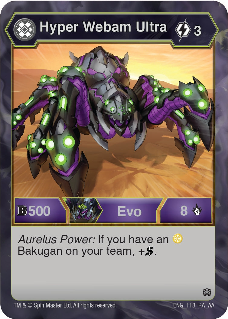 Hyper Webam Ultra (113) [AA] - Bakugan TCG Single