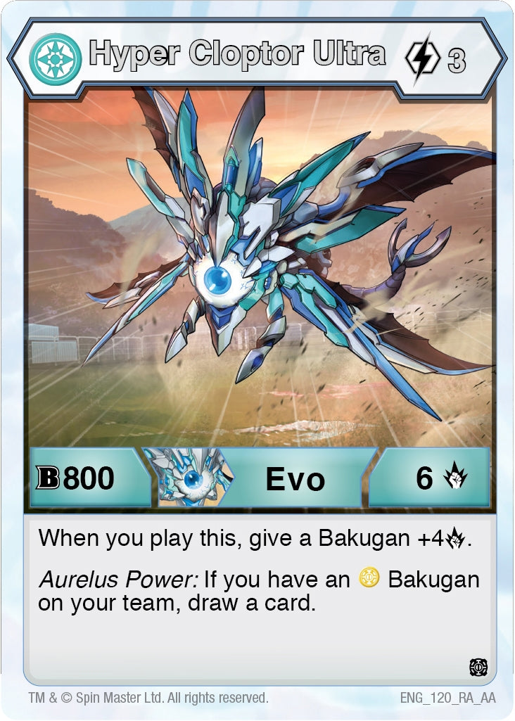 Hyper Cloptor Ultra (120) (120) [AA] - Bakugan TCG Single