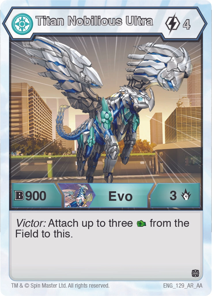 Titan Nobilious Ultra (129) (129) [AA] - Bakugan TCG Single