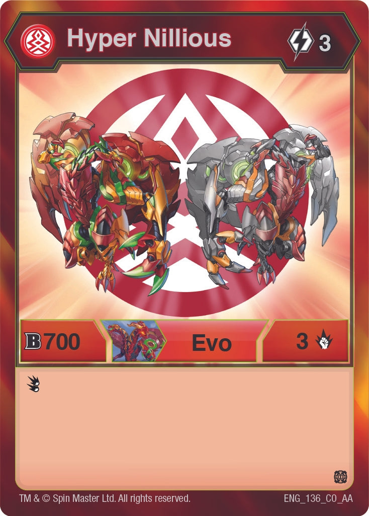 Hyper Nillious (136) [AA] - Bakugan TCG Single