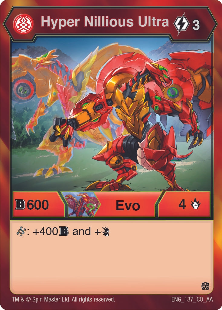 Hyper Nillious Ultra (137) [AA] - Bakugan TCG Single
