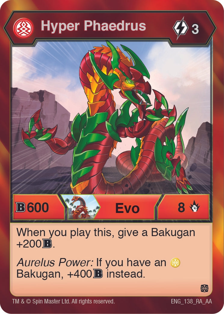 Hyper Phaedrus (138) (138) [AA] - Bakugan TCG Single