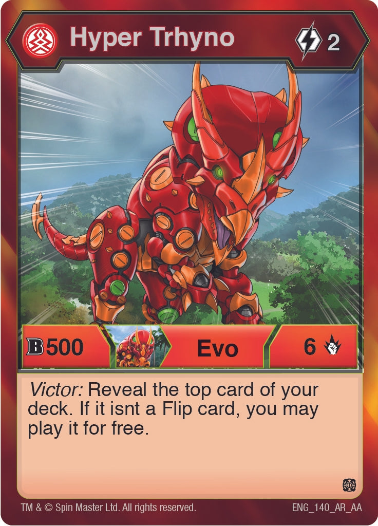 Hyper Trhyno (140) (140) [AA] - Bakugan TCG Single