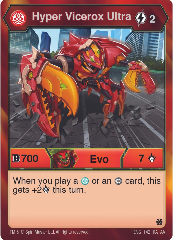 Hyper Vicerox Ultra (142) (142) [AA] - Bakugan TCG Single