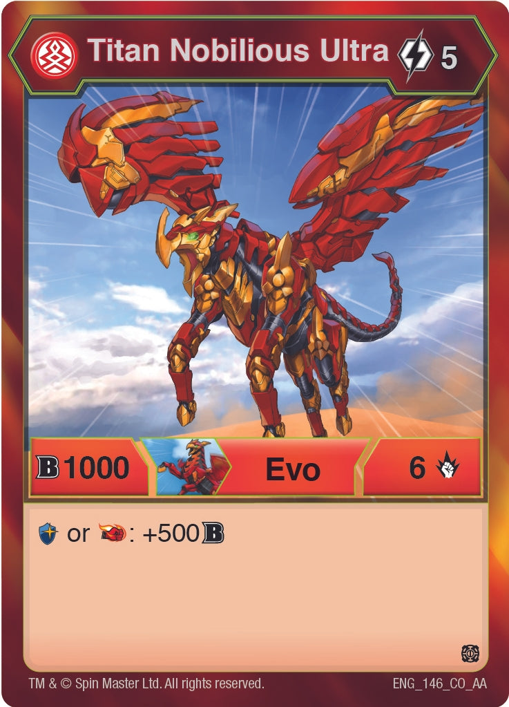 Titan Nobilious Ultra (146) (146) [AA] - Bakugan TCG Single