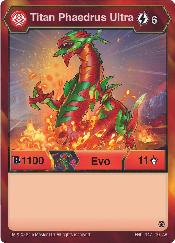 Titan Phaedrus Ultra (147) [AA] - Bakugan TCG Single
