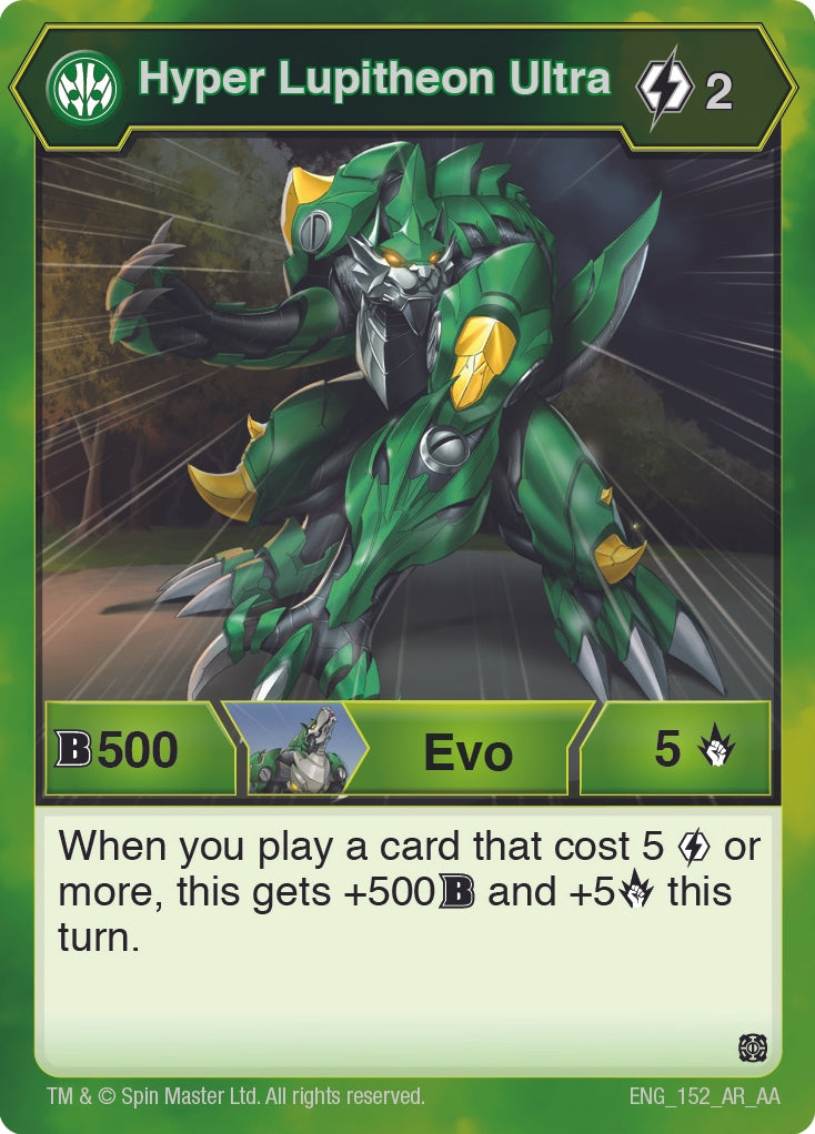 Hyper Lupitheon Ultra (152) (152) [AA] - Bakugan TCG Single