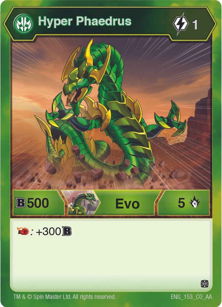Hyper Phaedrus (153) (153) [AA] - Bakugan TCG Single