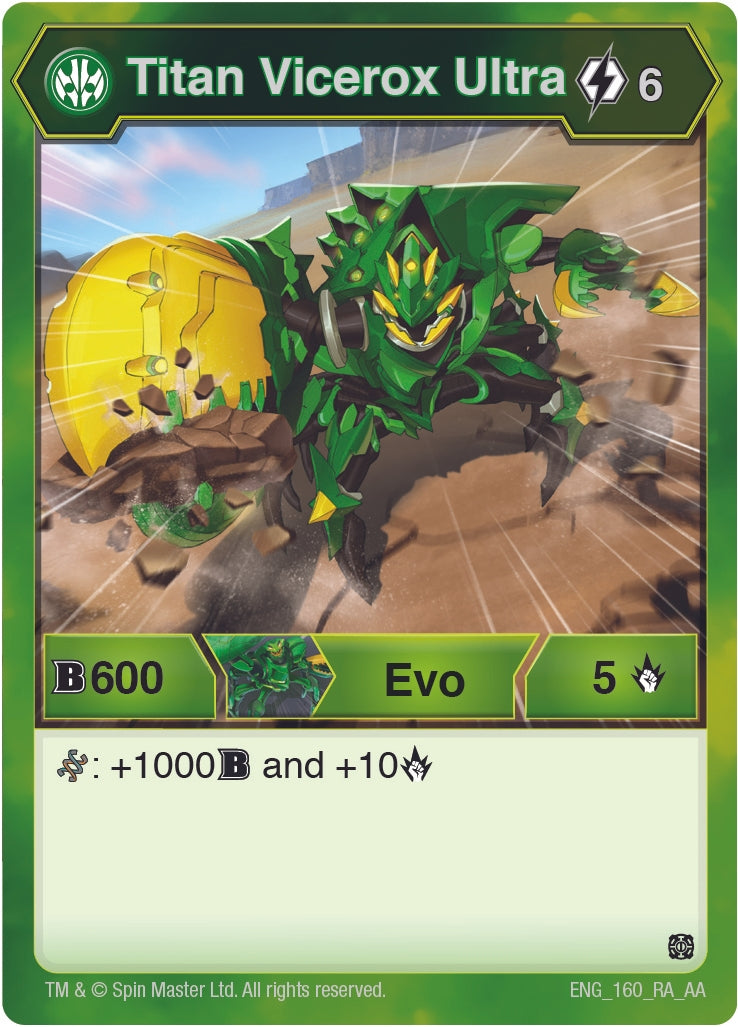 Titan Vicerox Ultra (160) (160) [AA] - Bakugan TCG Single