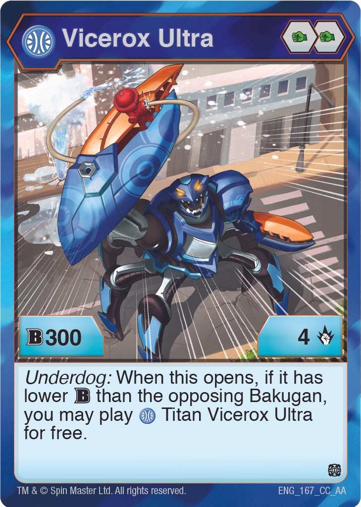Vicerox Ultra (167) [AA] - Bakugan TCG Single