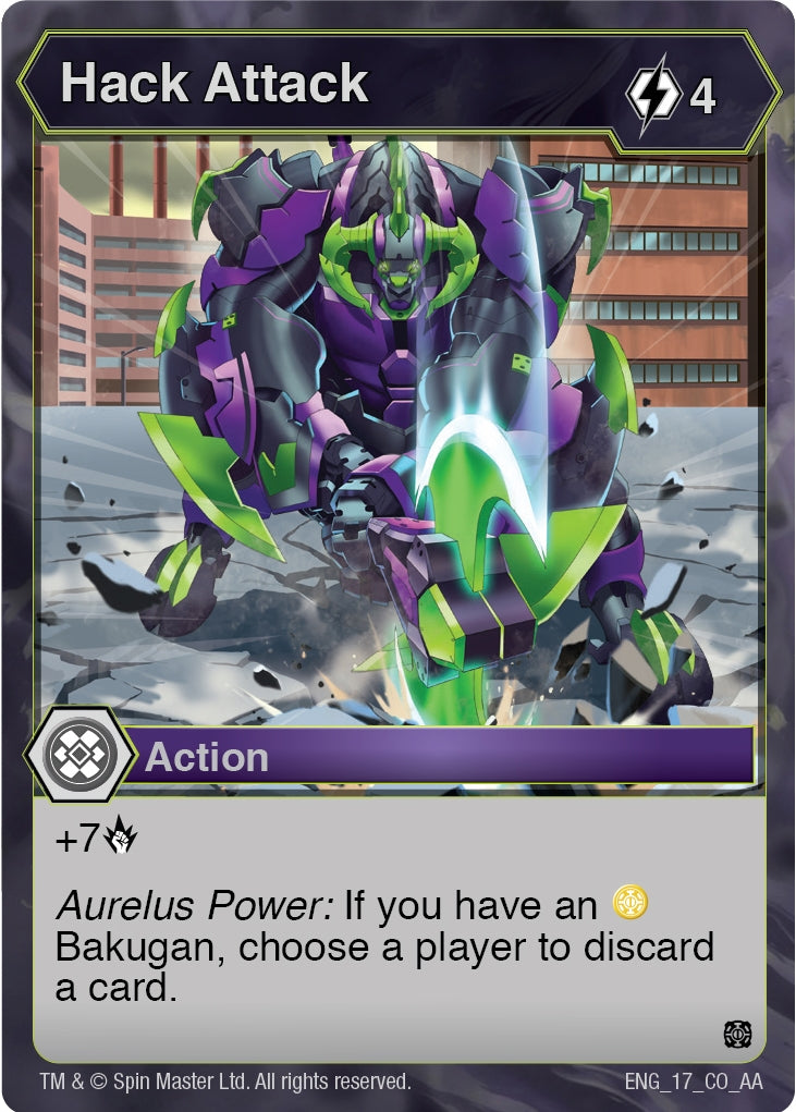 Hack Attack (17) [AA] - Bakugan TCG Single