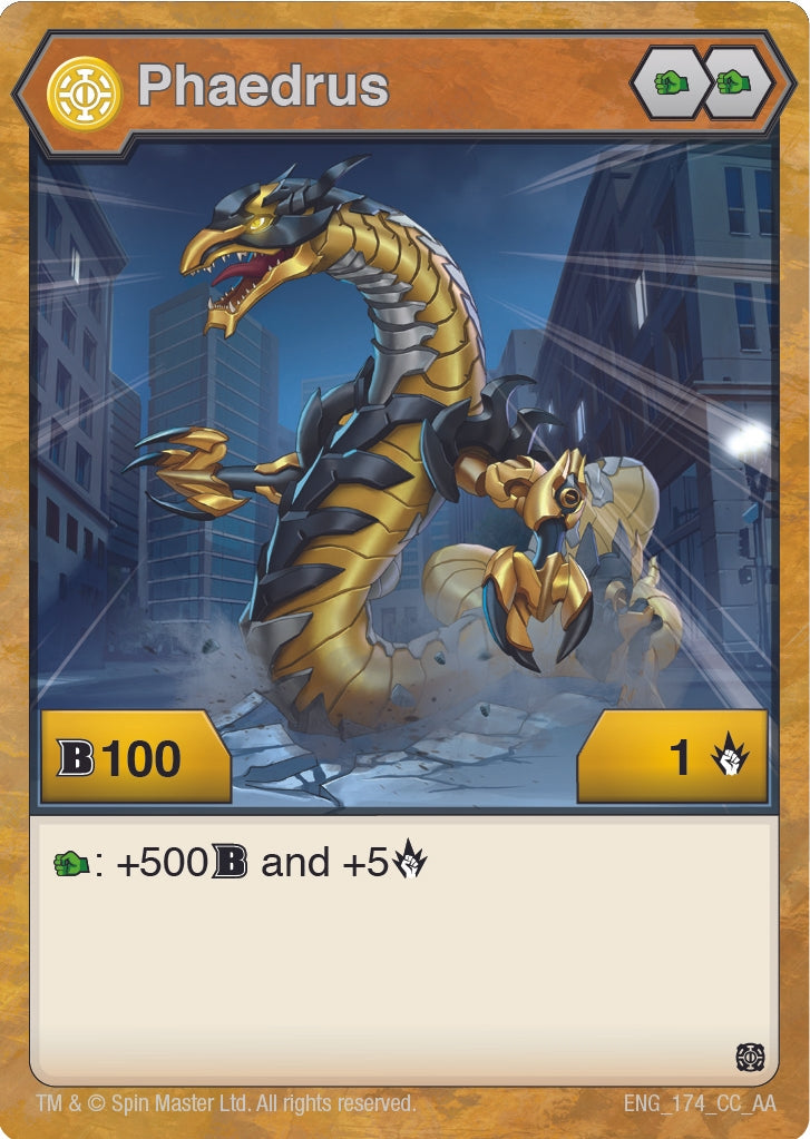 Phaedrus (174) [AA] - Bakugan TCG Single
