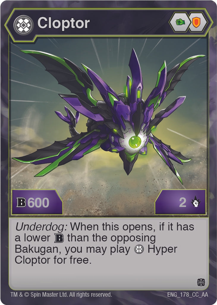 Cloptor (178) (178) [AA] - Bakugan TCG Single