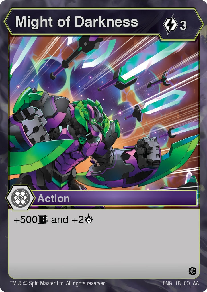 Might of Darkness (18) [AA] - Bakugan TCG Single