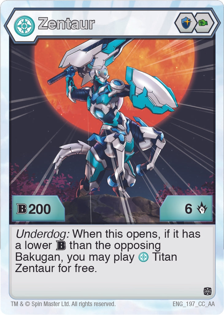 Zentaur (197) [AA] - Bakugan TCG Single