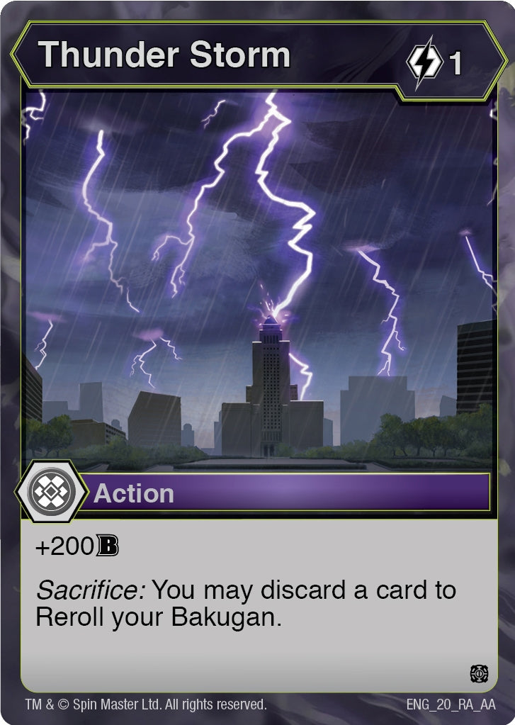 Thunder Storm (20) [AA] - Bakugan TCG Single