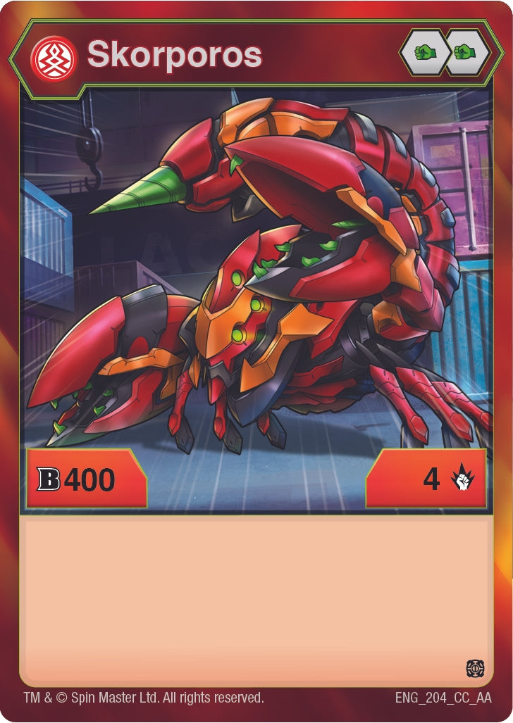 Skorporos (204) (204) [AA] - Bakugan TCG Single