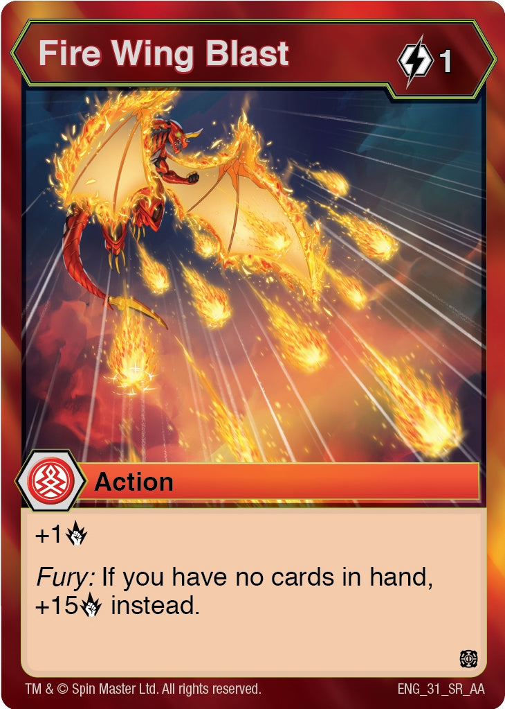 Fire Wing Blast (31) [AA] - Bakugan TCG Single