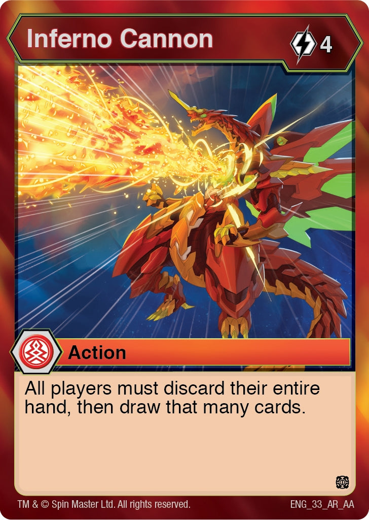 Inferno Cannon (33) [AA] - Bakugan TCG Single
