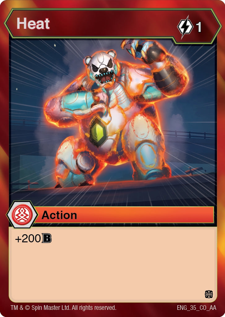 Heat (35) [AA] - Bakugan TCG Single