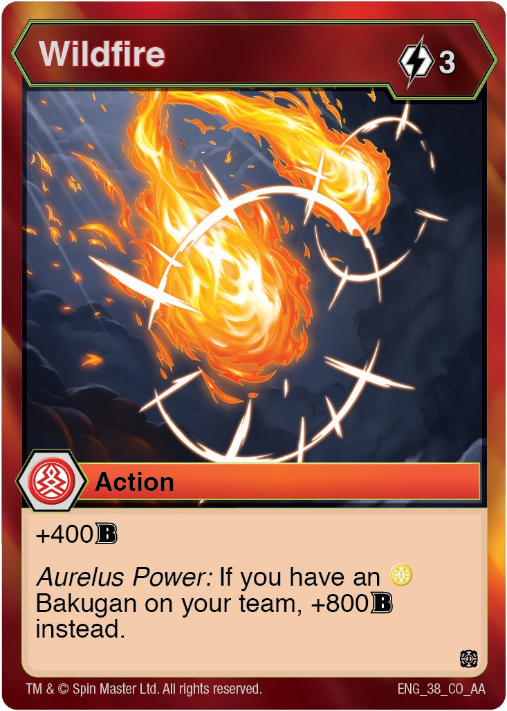 Wildfire (38) [AA] - Bakugan TCG Single