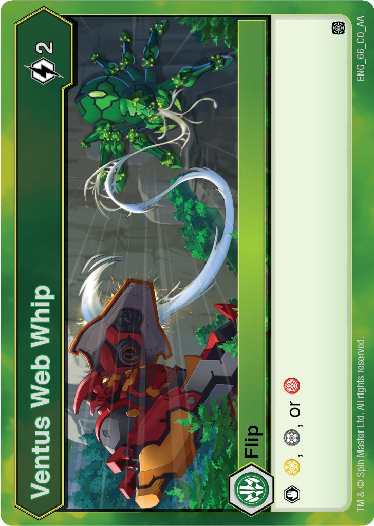 Ventus Web Whip (66) [AA] - Bakugan TCG Single