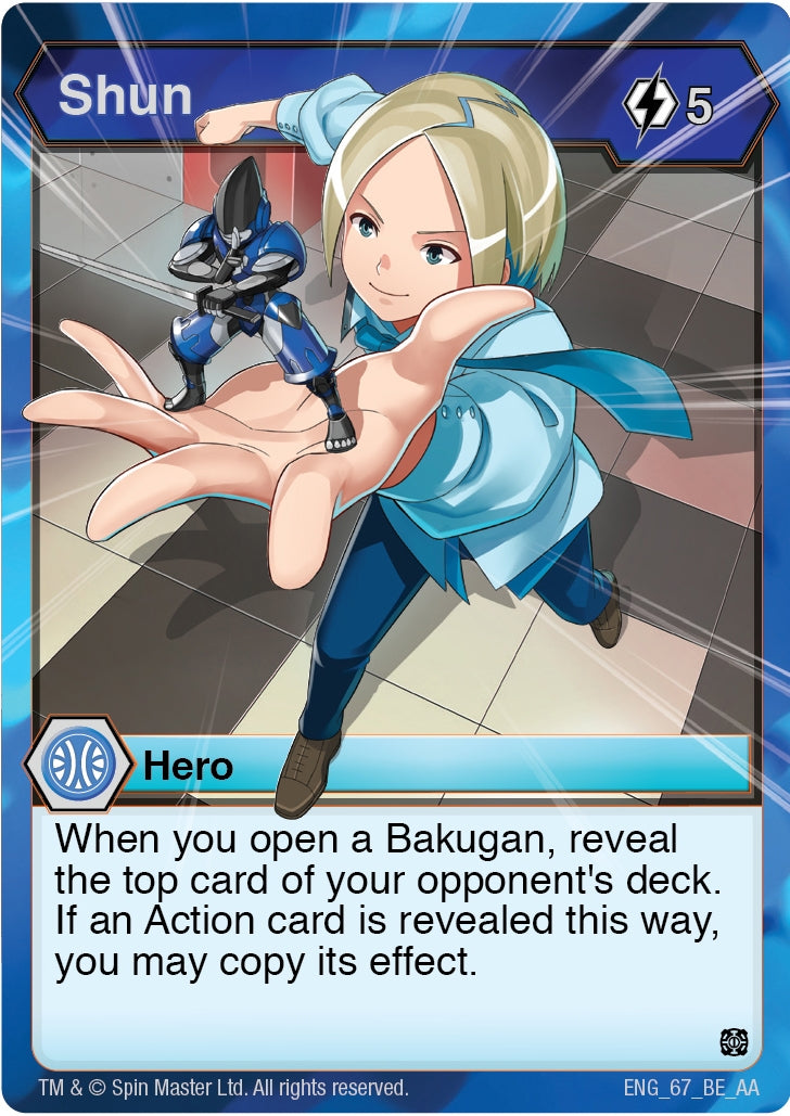 Shun (67) [AA] - Bakugan TCG Single