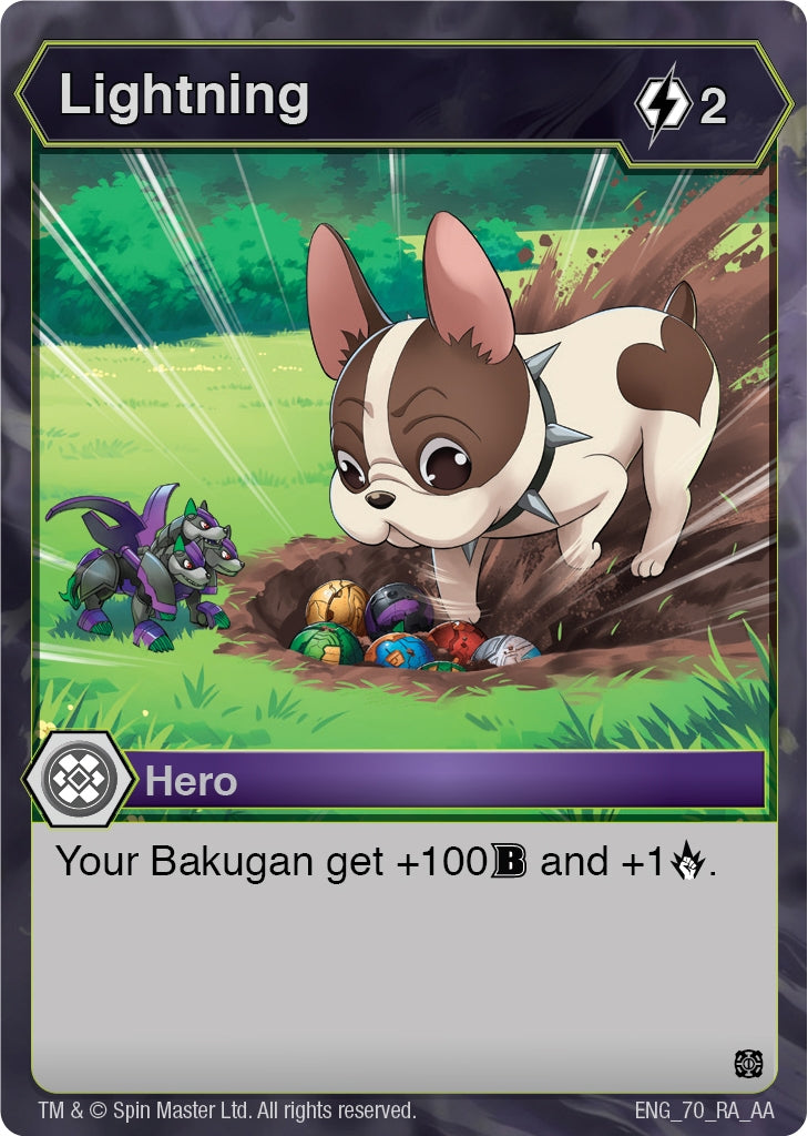 Lightning (70) [AA] - Bakugan TCG Single