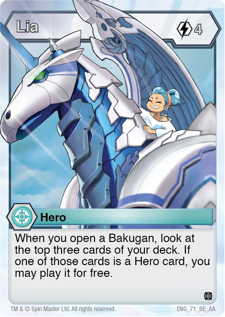 Lia (71) [AA] - Bakugan TCG Single