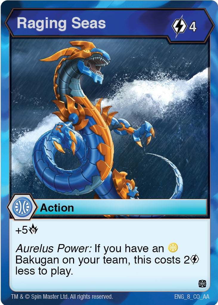Raging Seas (8) [AA] - Bakugan TCG Single