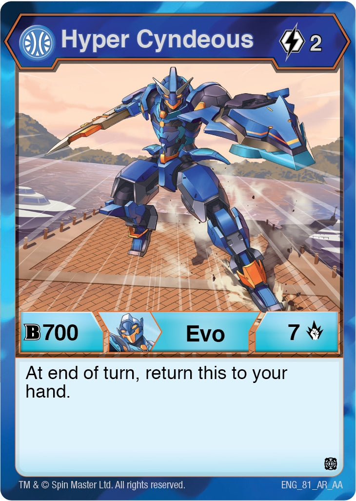 Hyper Cyndeous (81) [AA] - Bakugan TCG Single