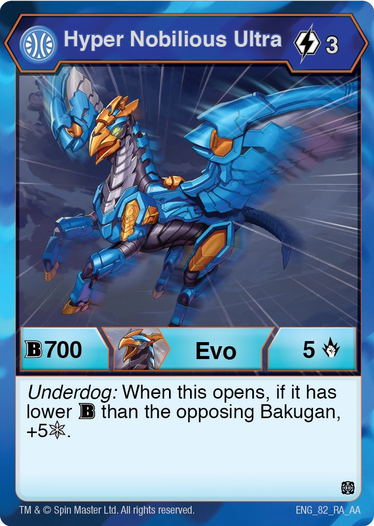Hyper Nobilious Ultra (82) [AA] - Bakugan TCG Single