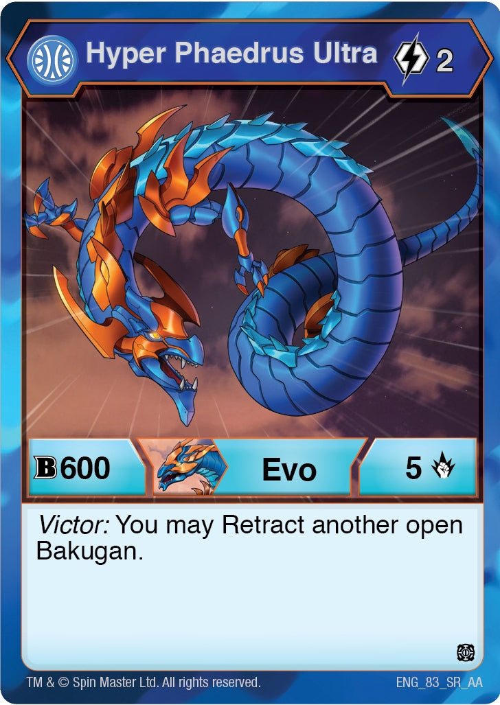 Hyper Phaedrus Ultra (83) [AA] - Bakugan TCG Single