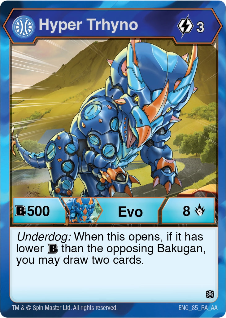 Hyper Trhyno (85) [AA] - Bakugan TCG Single