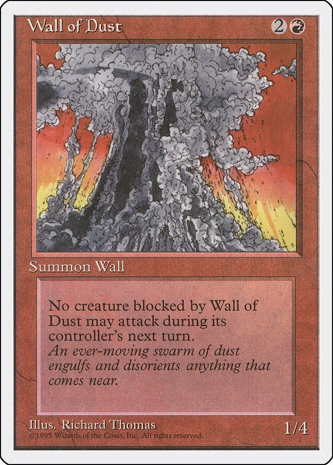 Wall of Dust [4ED] - MTG Single