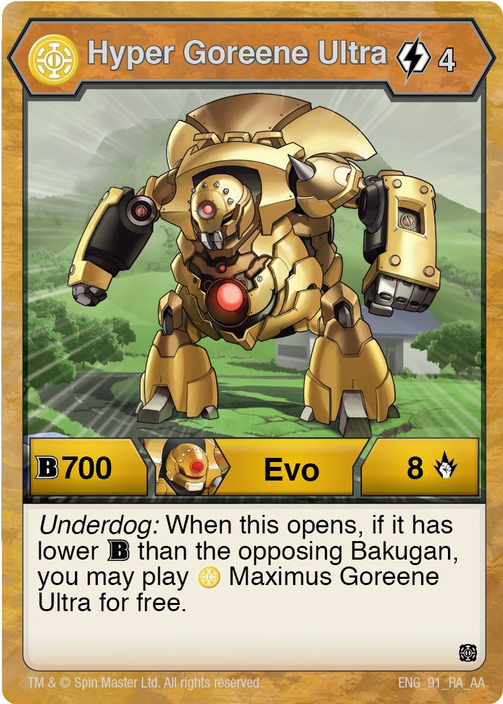 Hyper Goreene Ultra (91) [AA] - Bakugan TCG Single