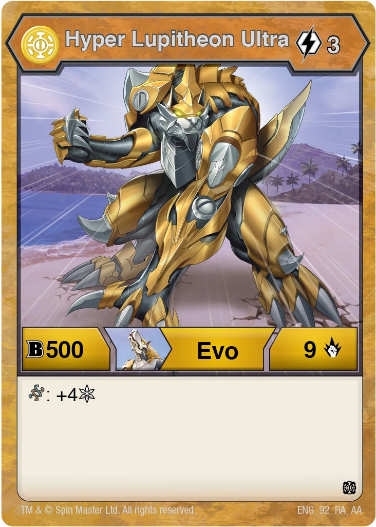 Hyper Lupitheon Ultra (92) [AA] - Bakugan TCG Single
